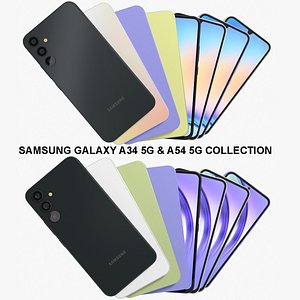 Samsung Galaxy A34 5G and A54 5G Collection 3D model
