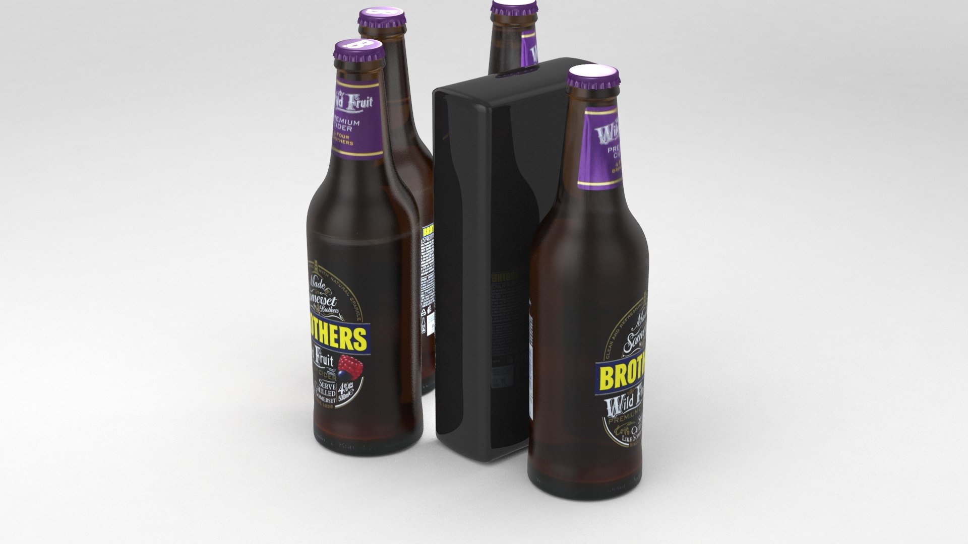 Cider Bottle Model - TurboSquid 1377556