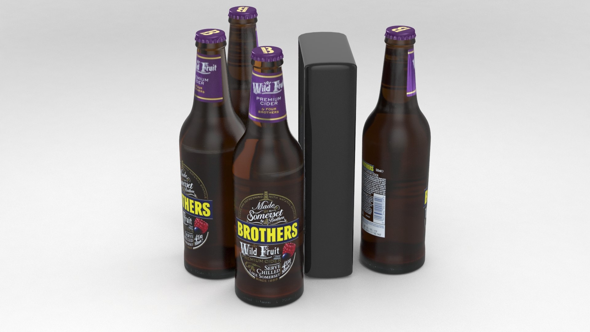 Cider Bottle Model - TurboSquid 1377556