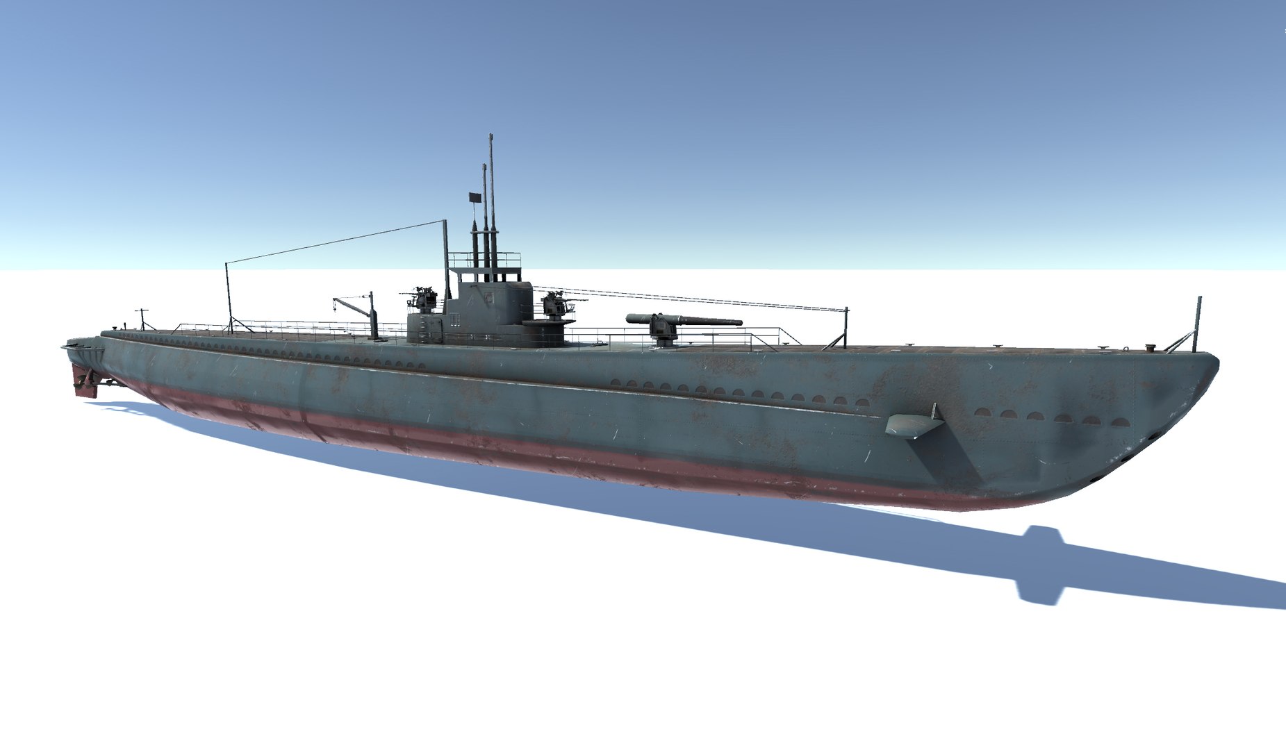 3D Old Submarine Model - TurboSquid 1349172