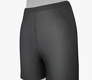 3D Black Shorts Style 2