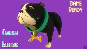 Black English Bulldog
