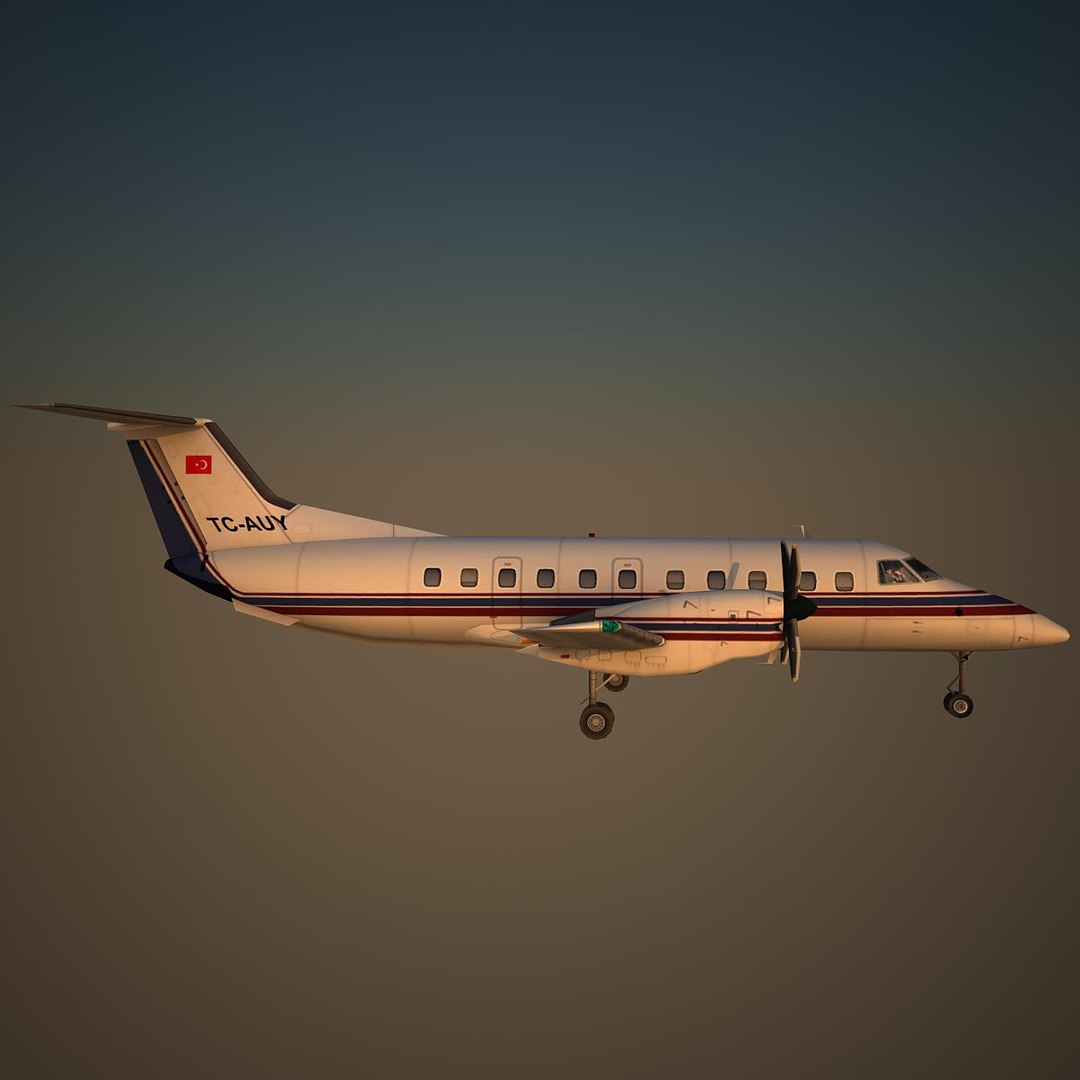 3d Model Embraer Emb 120