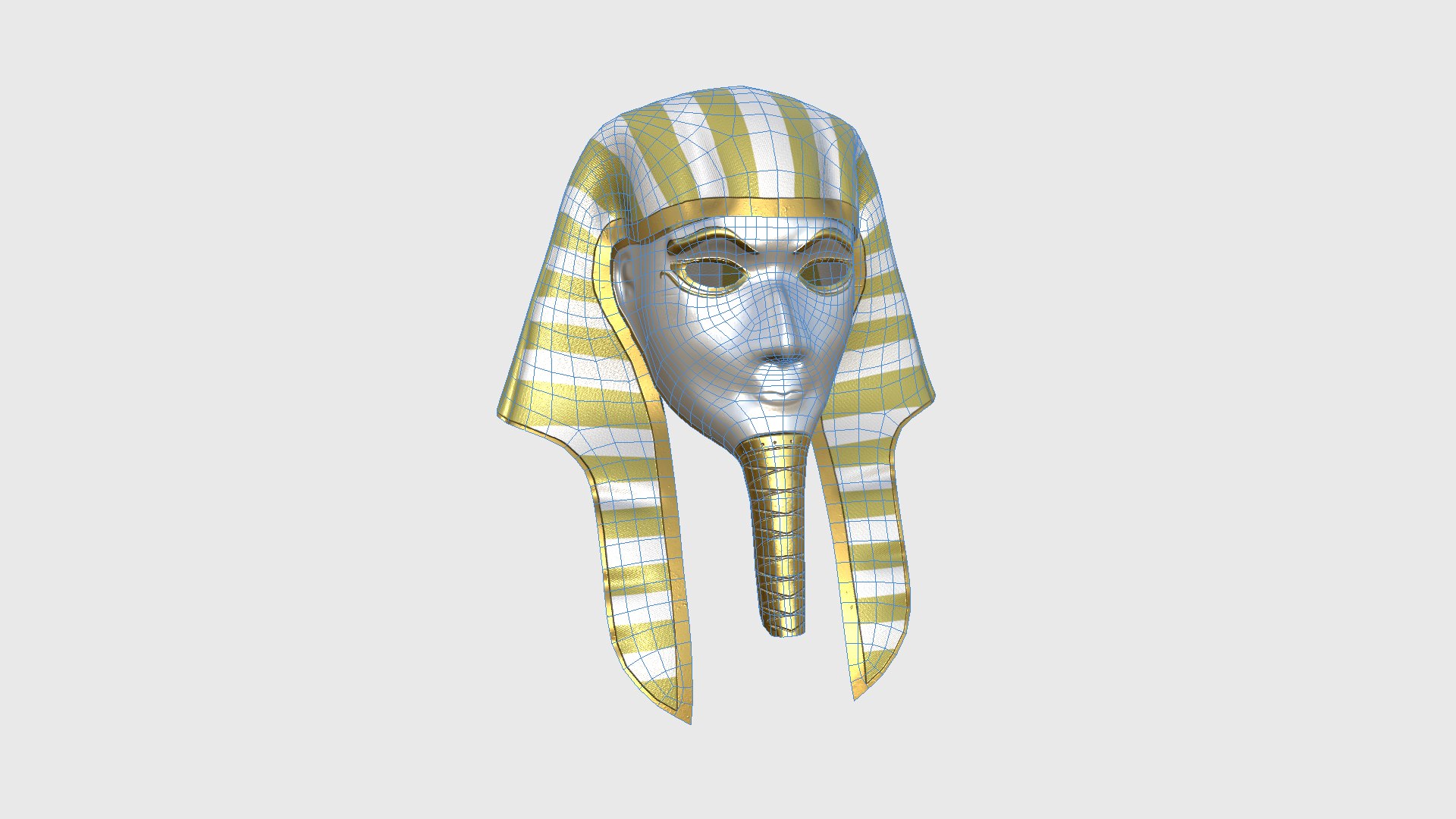 3D Amun Mask A04 - Egyptian Gods Character Clothing - TurboSquid 2238671