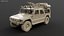 Apocalypse SUV 3D-Modell Gepanzertes Geländefahrzeug Keine Texturen
