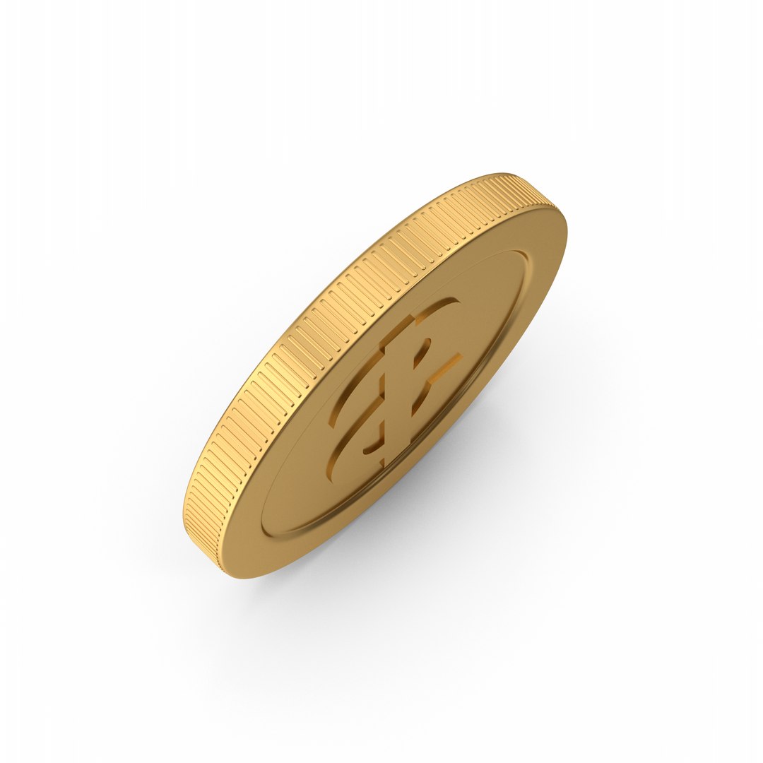 3D Model Gold Coin - TurboSquid 2346576