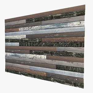 wood wall 3D model