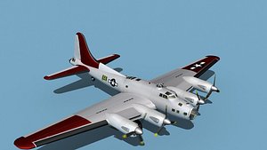 3D Boeing B-38A Flying Fortress HP V02 Experimental model