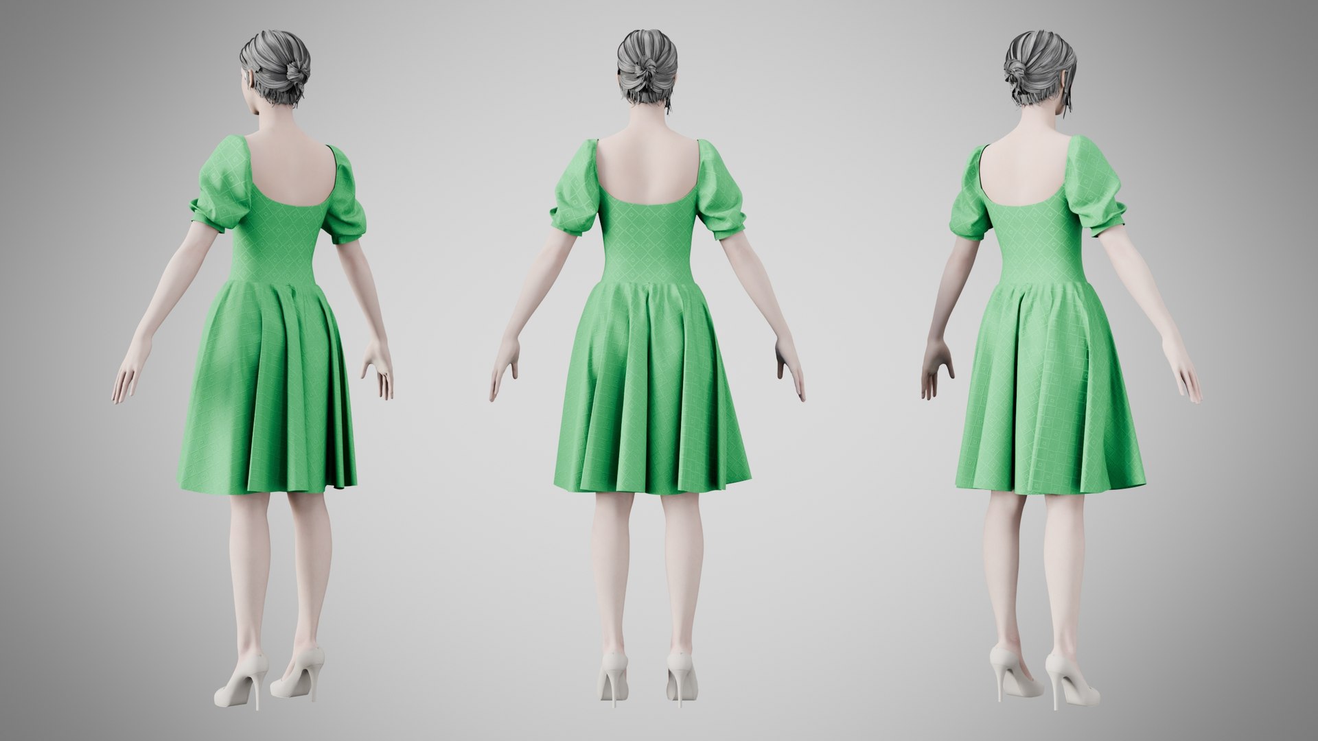 Dress 09 Bud Green Model - TurboSquid 2442557