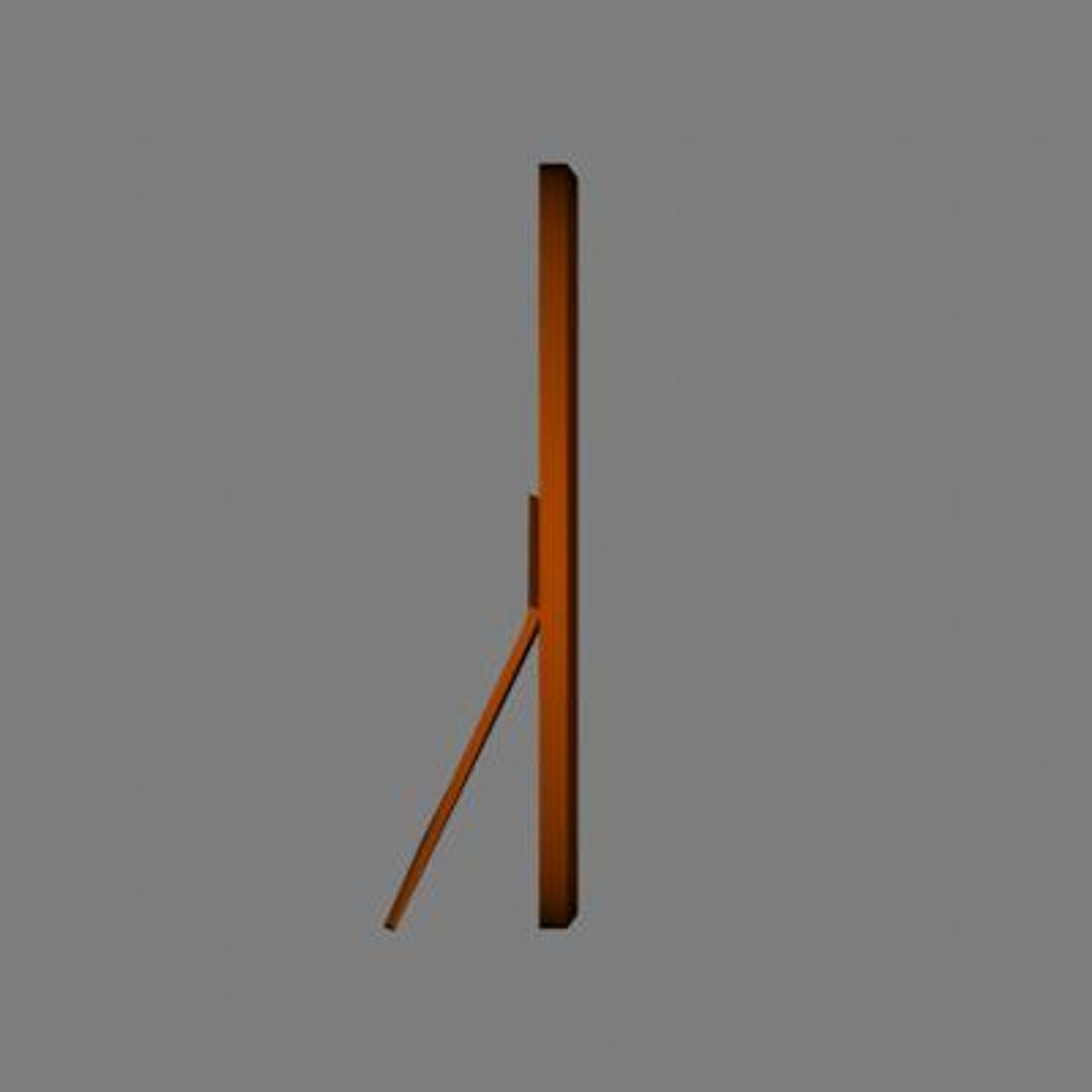 3d Oval Frame Model