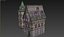 Fantasy mittelalterliches Haus 06 3D-Modell
