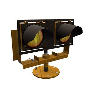 runway guard light 3D model