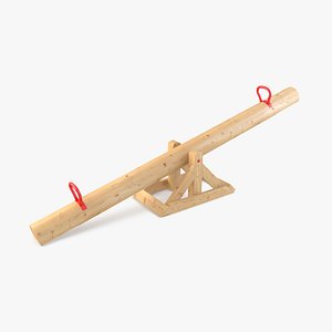 teeterboard 3D model
