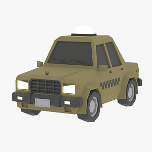 3D Low poly Car 26