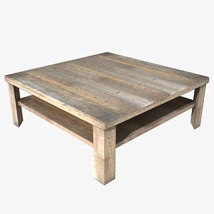 square coffee table 3d model