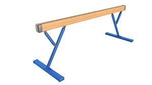 3D model Balance Beam