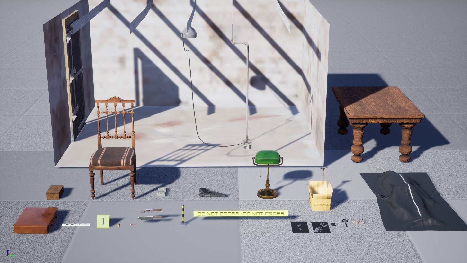 3D model CrimeScenePack https://p.turbosquid.com/ts-thumb/N2/O5Qd3m/7S/highresscreenshot000001920x1080eee039e4fb69804386c904ea16d449ad/jpg/1708533200/1920x1080/fit_q87/eb6be8530c7f3d5b102b37d652652396076f0c62/highresscreenshot000001920x1080eee039e4fb69804386c904ea16d449ad.jpg