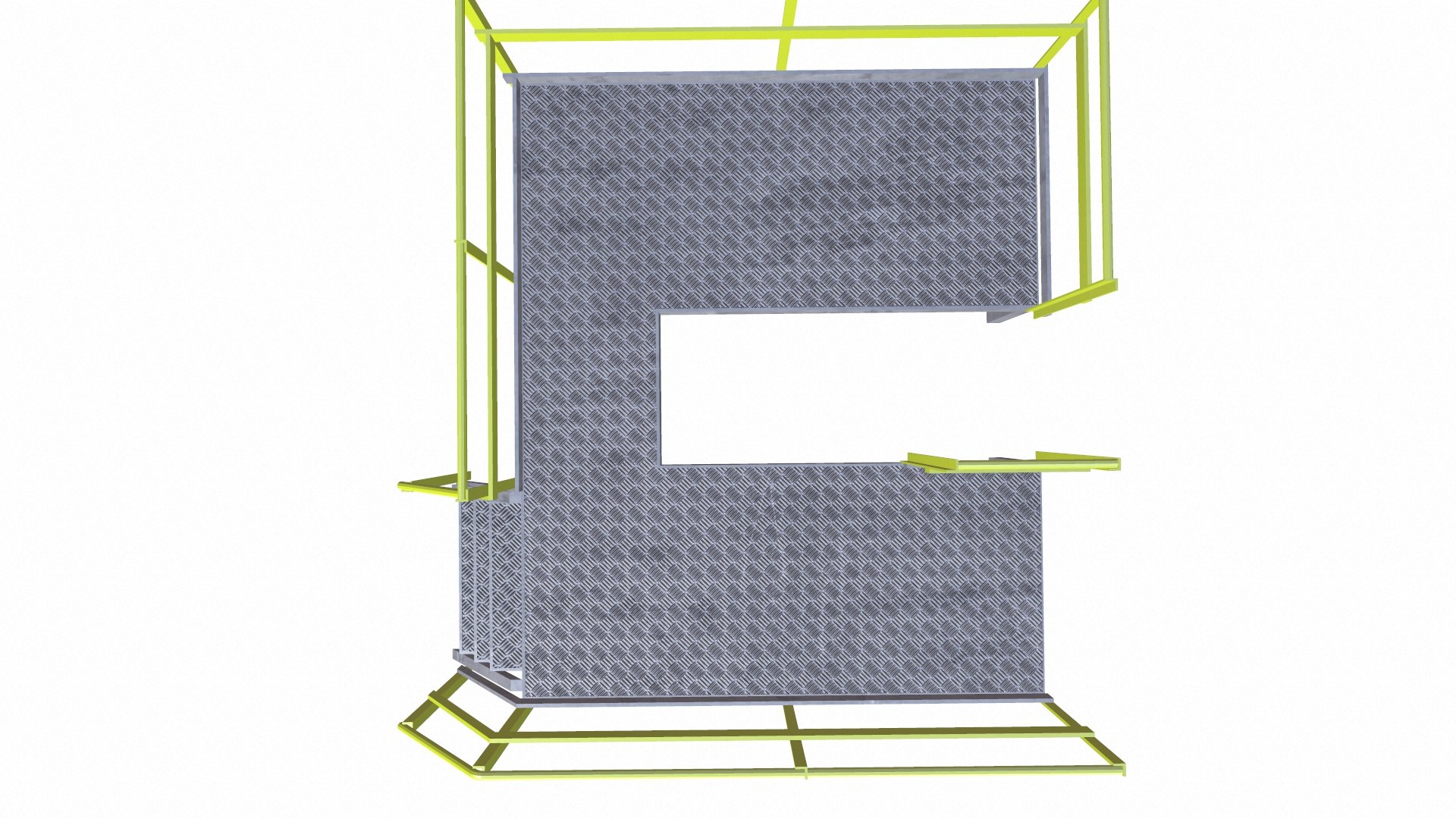 3D Platform Structure - TurboSquid 2334026