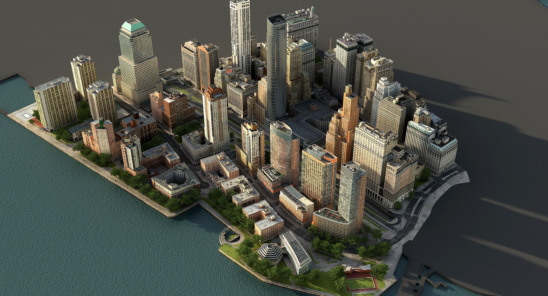 Manhattan Lower Part01 3d Max
