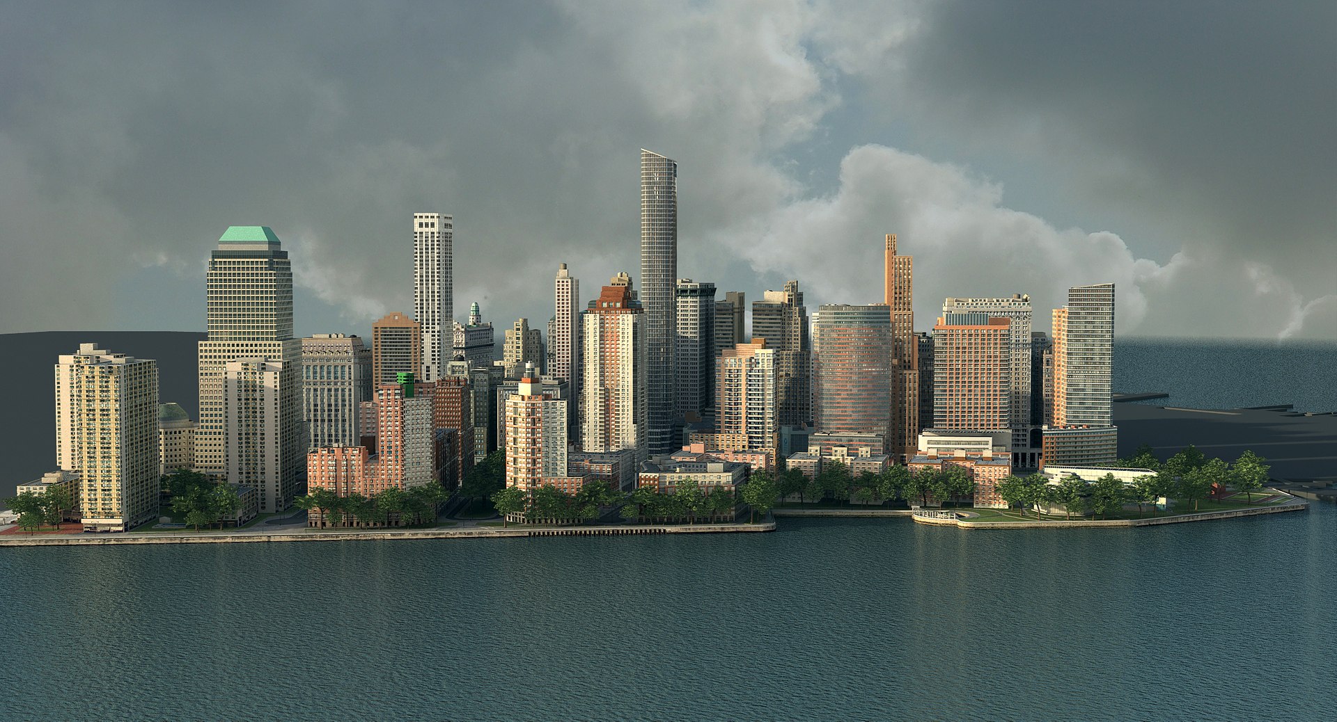 Manhattan Lower Part01 3d Max