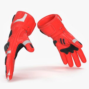 Protective Riding Gloves Red