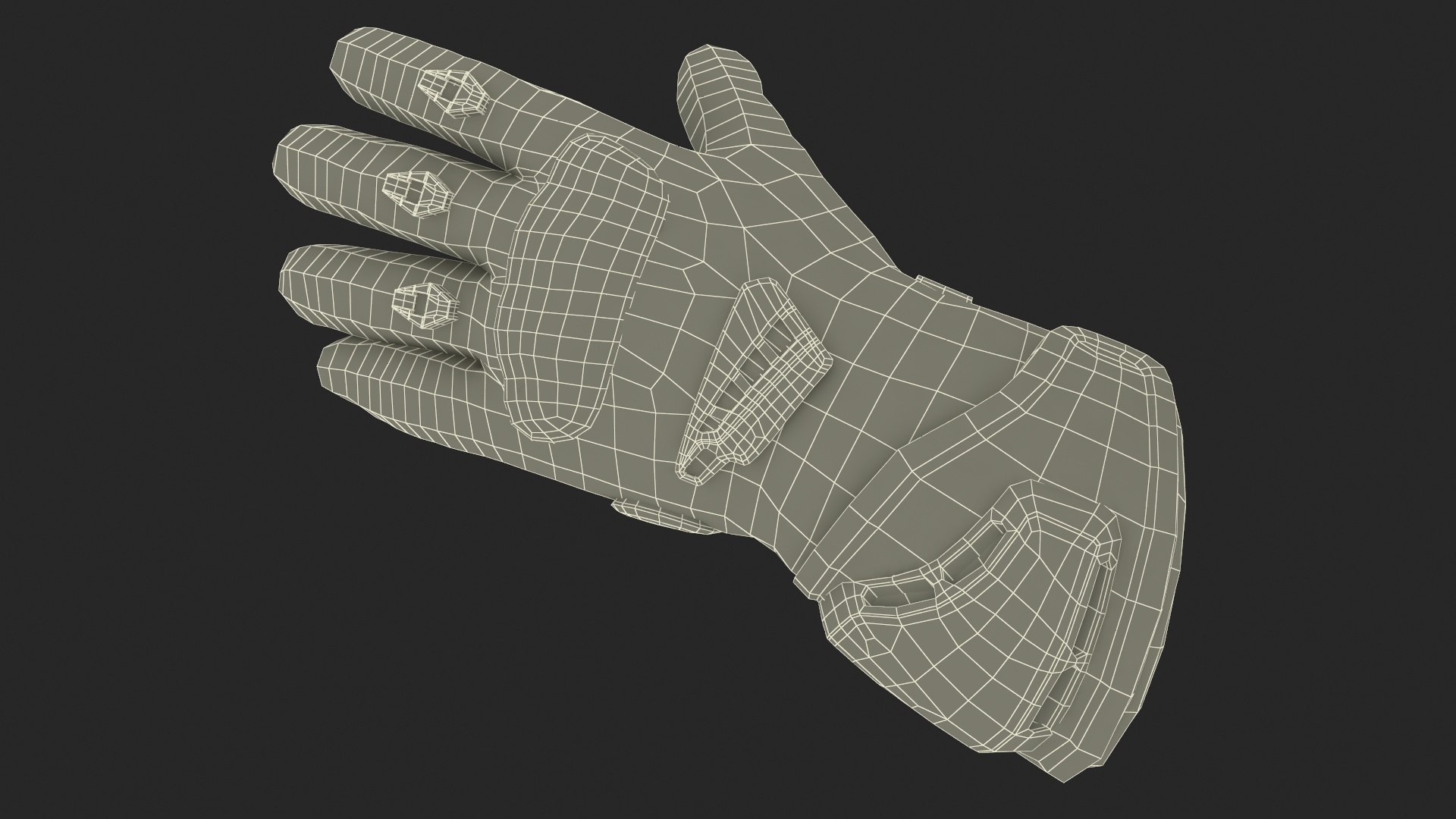 Protective Riding Gloves Red 3D Model - TurboSquid 2236727