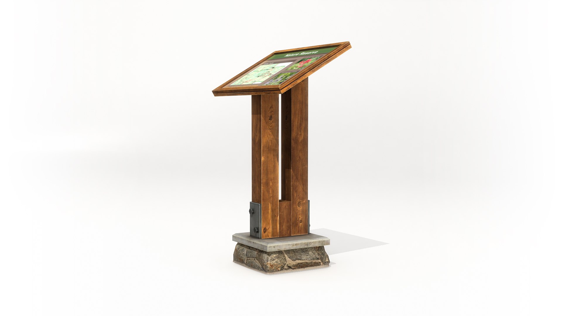 Information Boards Model - TurboSquid 1250994