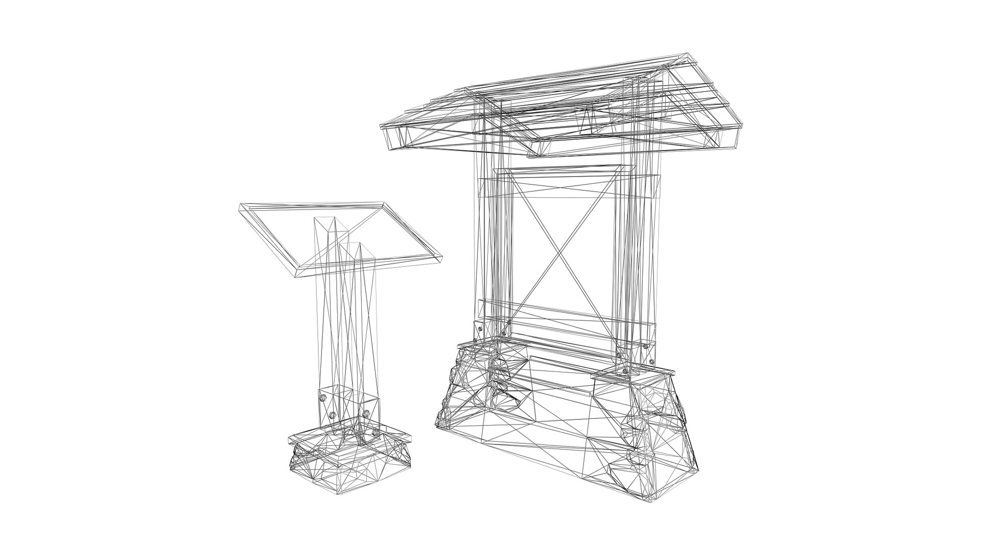 Information Boards Model - TurboSquid 1250994