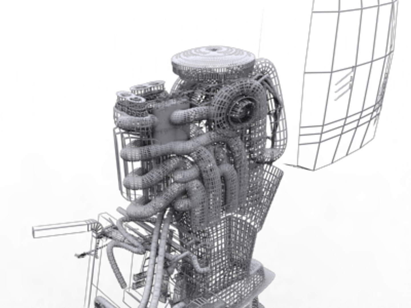 3d Outboard Boat Motor