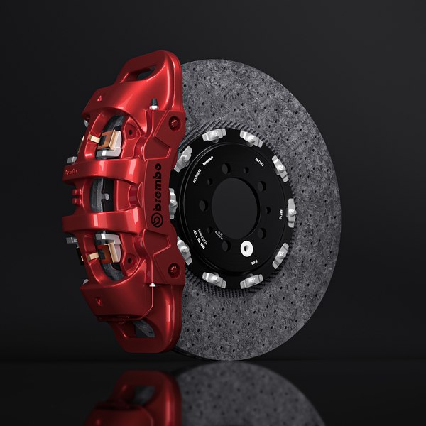 3D 3ds Max brembo brake brakes