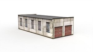 3D Old hangar