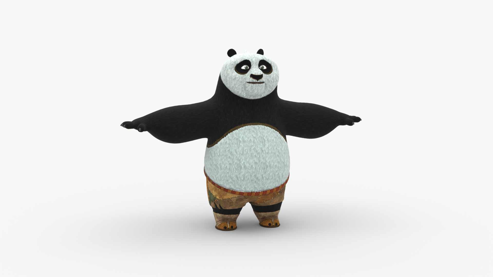 3D Model Po Kung Fu Panda - TurboSquid 2348337