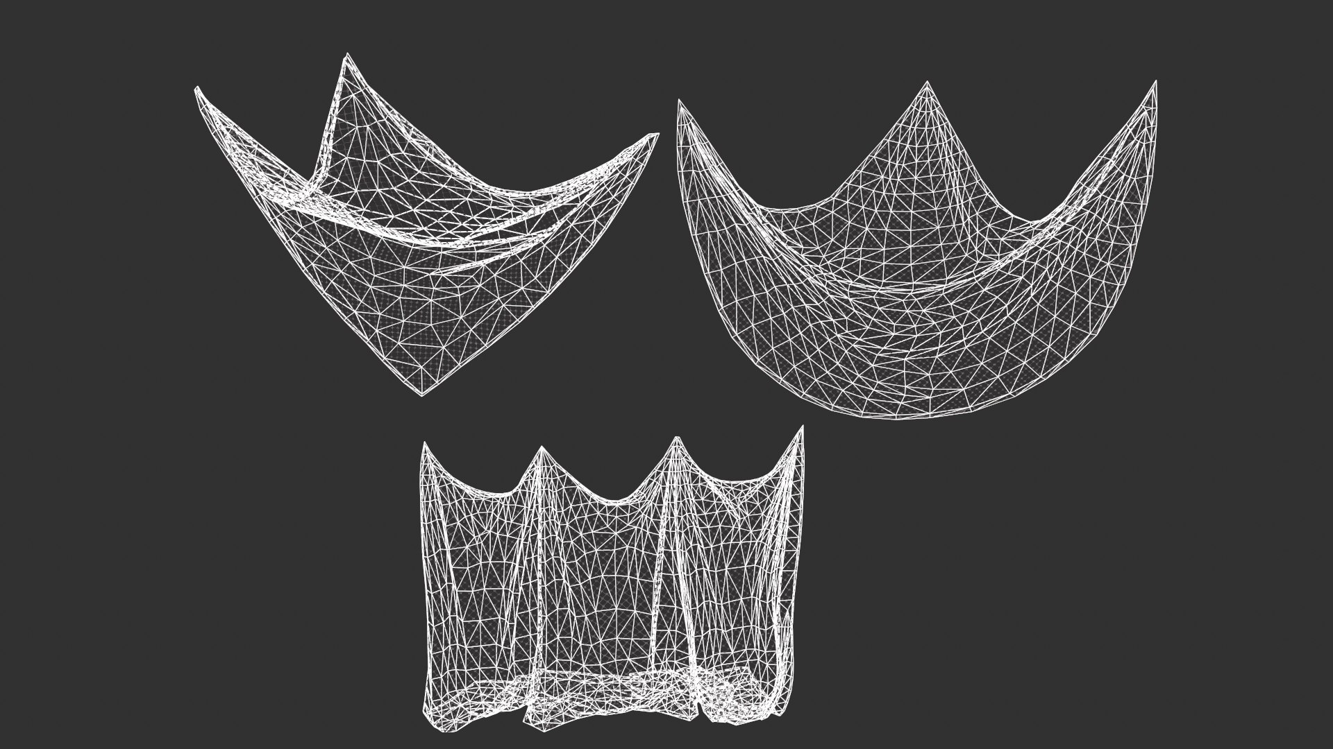 Fishing Net - Intact And Damaged Model - TurboSquid 1954169