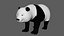 Personagem de Panda Abimado