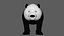 Personagem de Panda Abimado