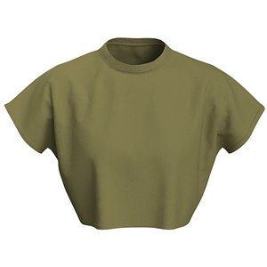 Boxy Crop Top 3D Model model