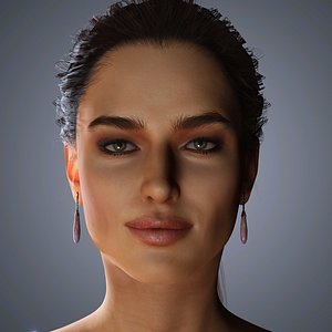 Irina Shayk Character 3D Model Low-poly 3D model