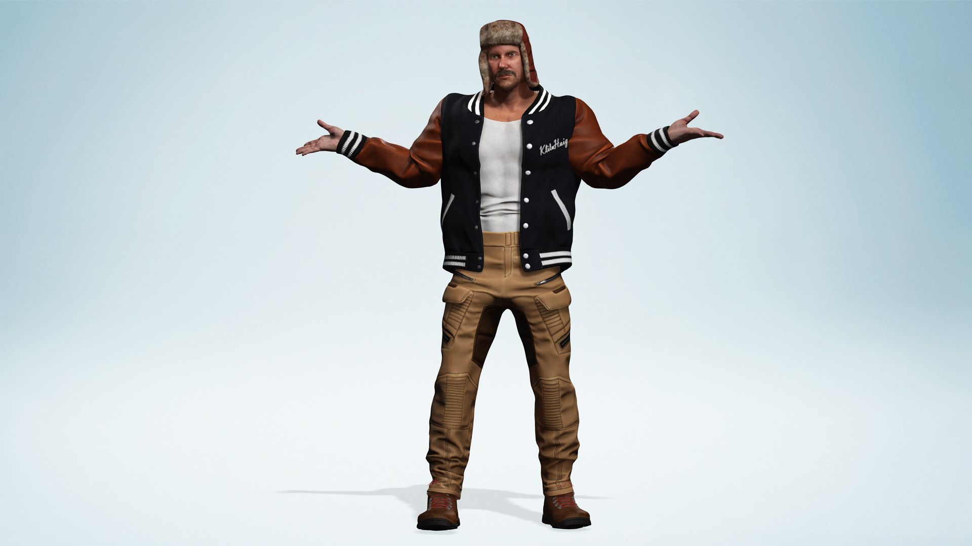 Rugged Winter Explorer 3D Male Character Realistic Hunter Style 3D model https://p.turbosquid.com/ts-thumb/N2/nDdiJE/Gl/1/png/1758397000/1920x1080/fit_q87/89289bd6474cbfae949560f6f048dd285c9c43ea/1.jpg