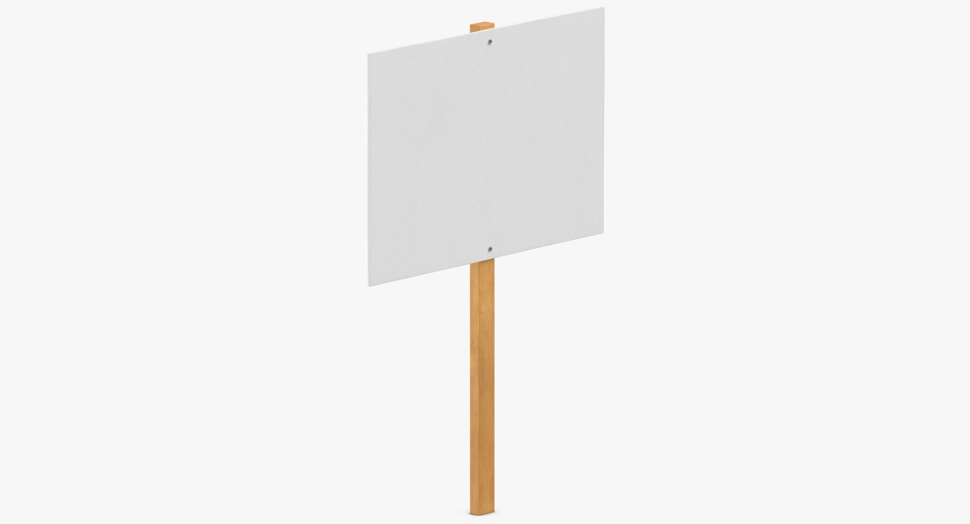 Protest Sign 01 3D Model - TurboSquid 1335678
