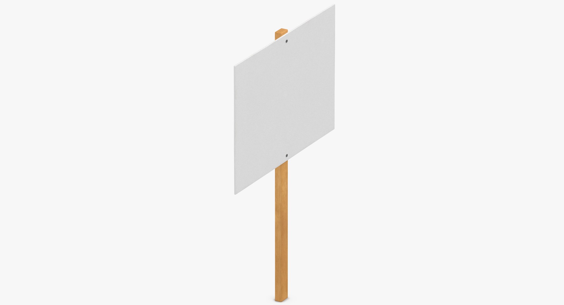 Protest Sign 01 3D Model - TurboSquid 1335678