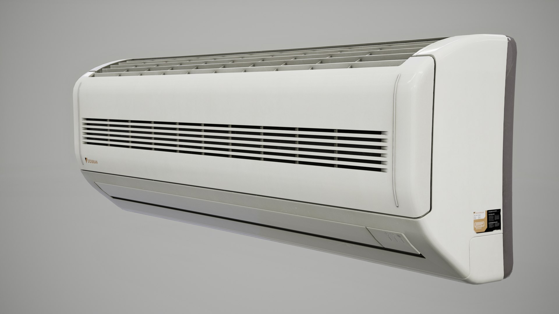Air Conditioner Indoor Unit 3D Model - TurboSquid 1723354