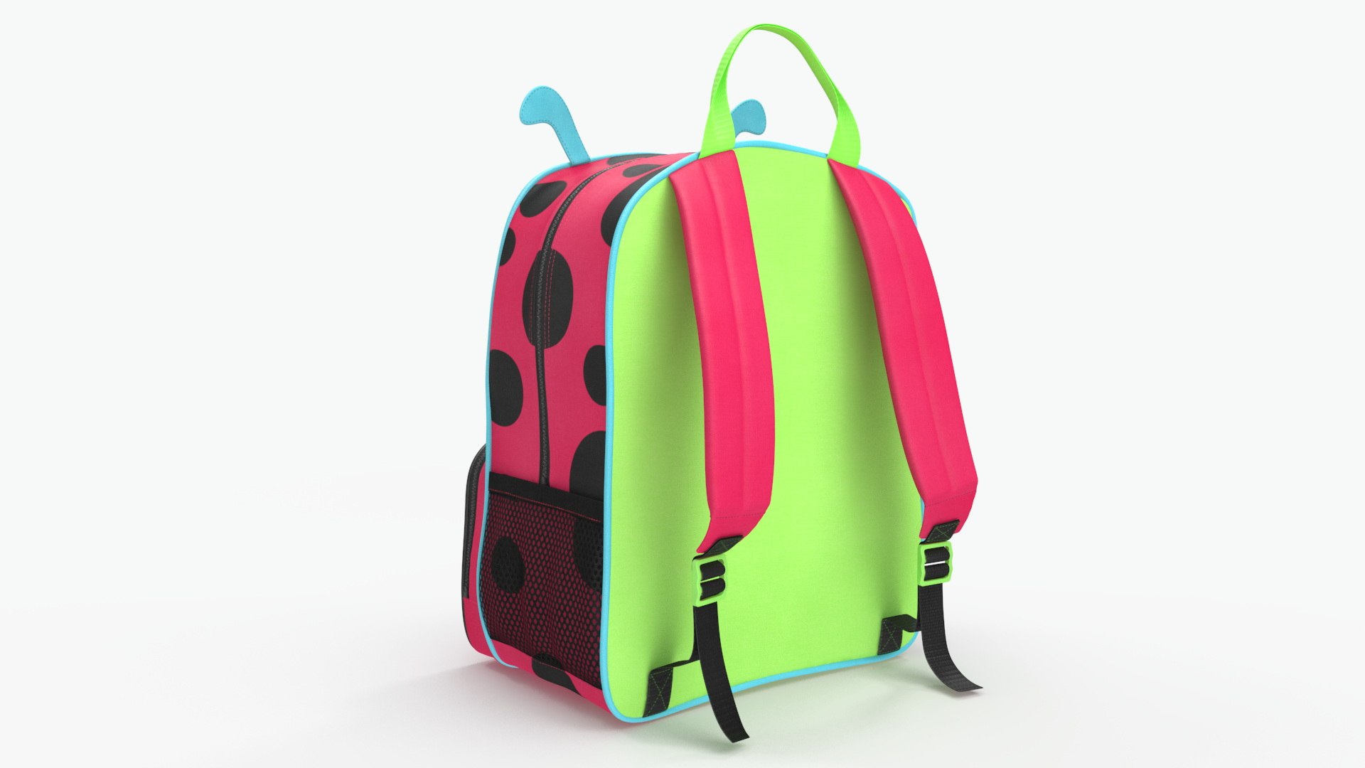 Childrens Ladybug Backpack 3D Model - TurboSquid 2245894