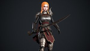 Fantasy Girl 3D model