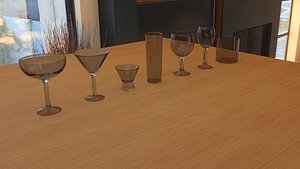 glass alcohol 3D model