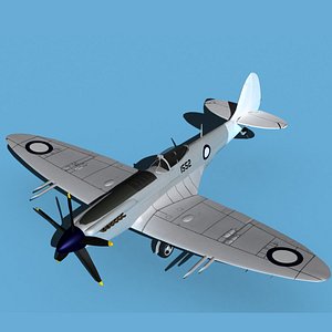 Supermarine Spitfire Mk XXII V08 New Zealand model