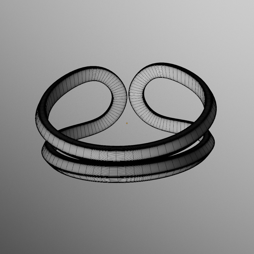 Infinity Loop Ring Organic Design 87 3D Model - TurboSquid 2420147