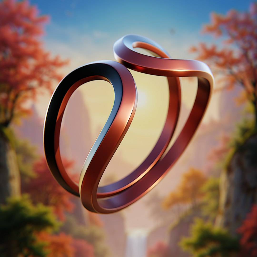Infinity Loop Ring Organic Design 87 3D Model - TurboSquid 2420147
