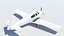 Mooney M20 low poly static PBR Blank