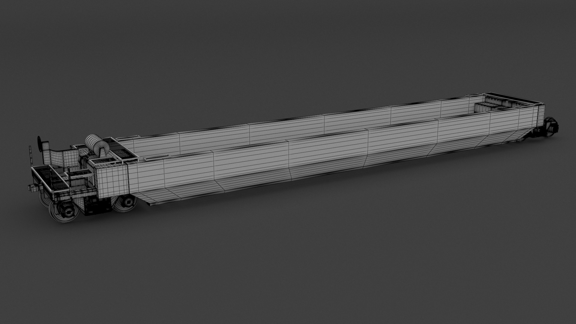 Husky Stack Railcar TTX 3D - TurboSquid 2254793