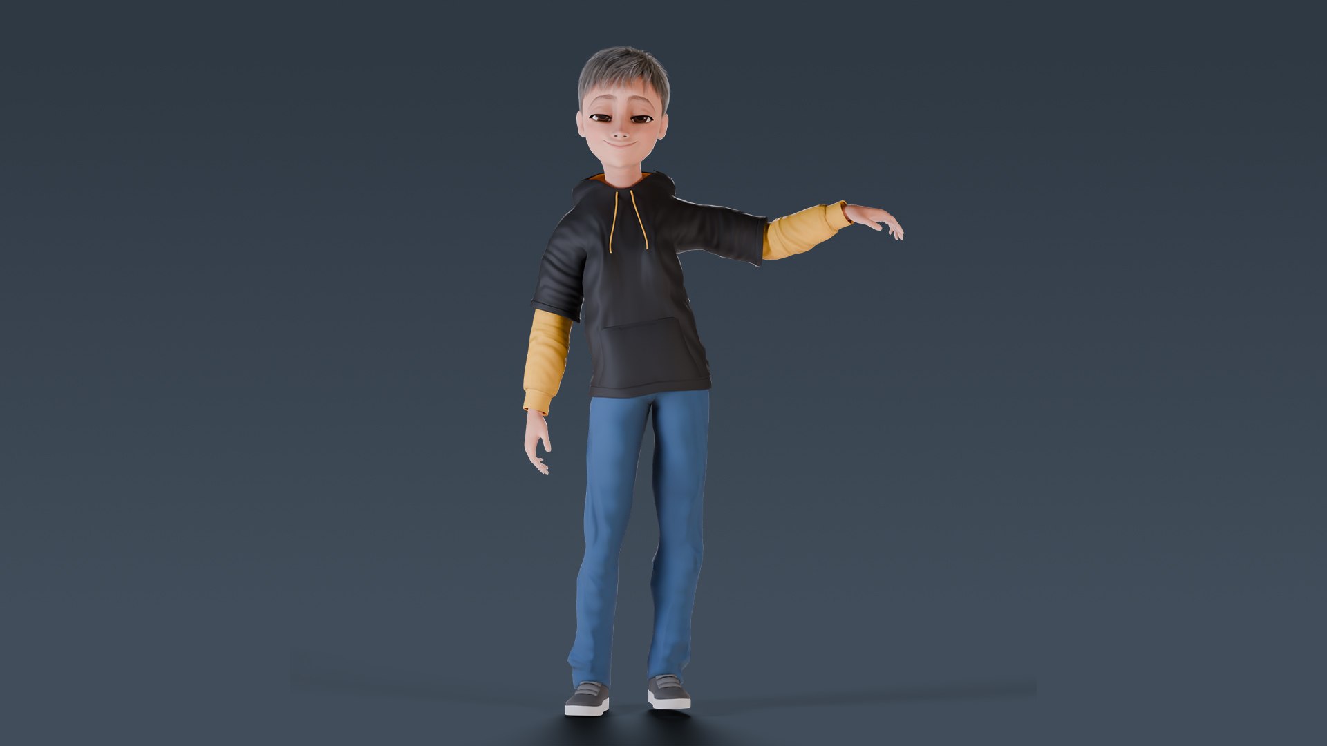 Cartoon Young Boy Rigged model https://p.turbosquid.com/ts-thumb/N3/SoIFhC/Qr/pose0006/jpg/1751698439/1920x1080/fit_q87/acac446445082620fbd10f9efa73b04e123b60a8/pose0006.jpg